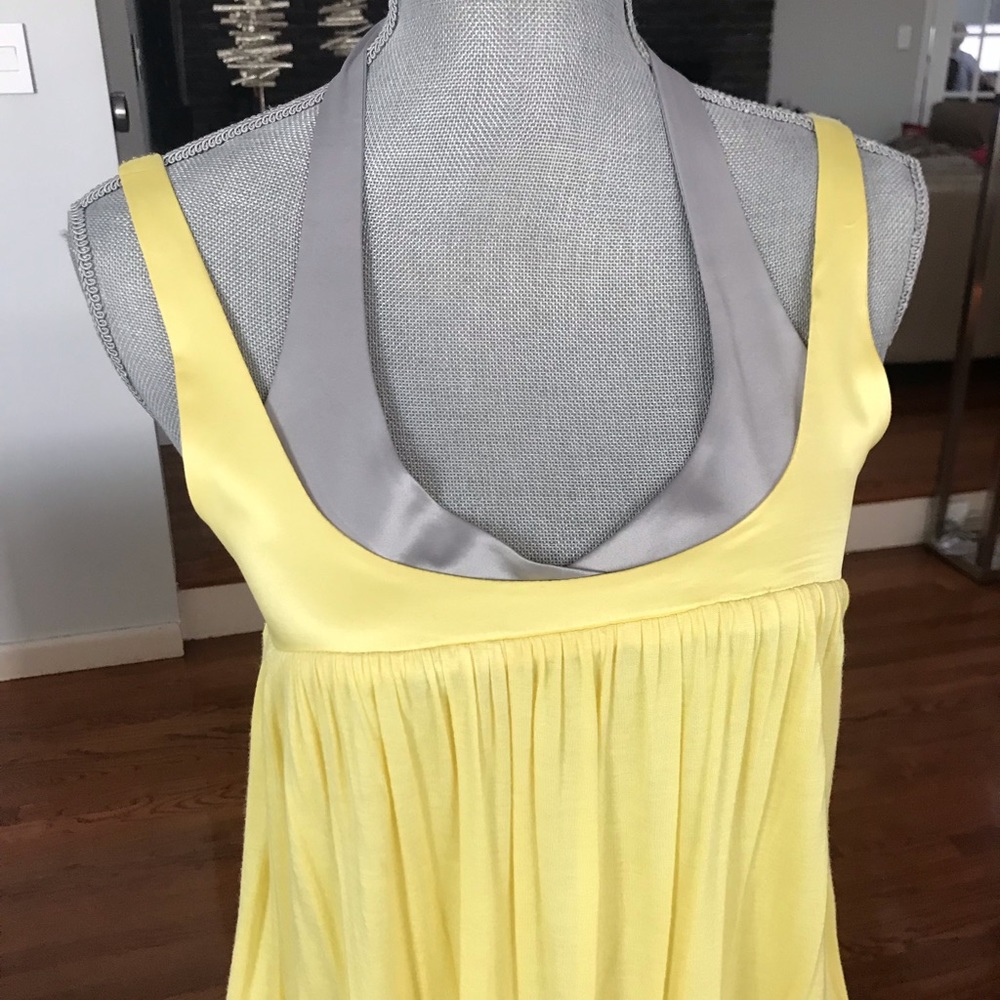 Yellow Flowy Dress, MM Couture by Miss Me, Sz. S